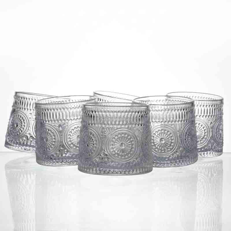 Buy Timeless Spinning Whiskey Glass (200 ml ) - Set Of Two Scotch & Whiskey Glasses from Vaaree