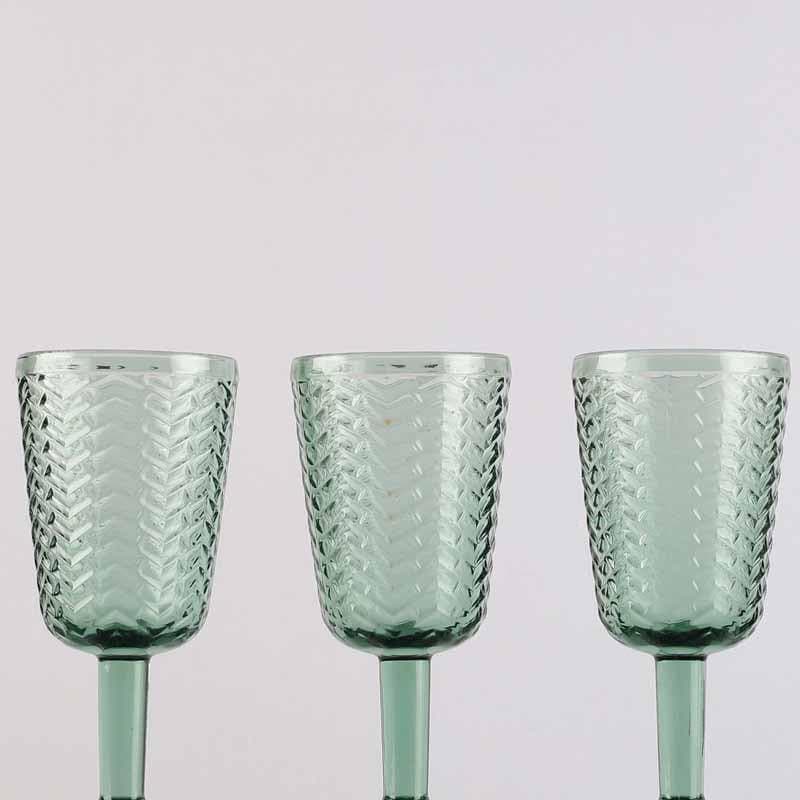 Buy Glacier Goblet (250 ml ) - Set Of Four Wine & Champagne Glasses from Vaaree