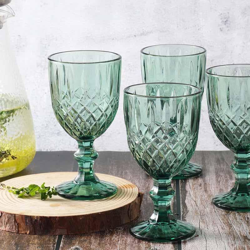 Buy Gracious Goblet (200 ml ) - Set Of Four Wine & Champagne Glasses from Vaaree