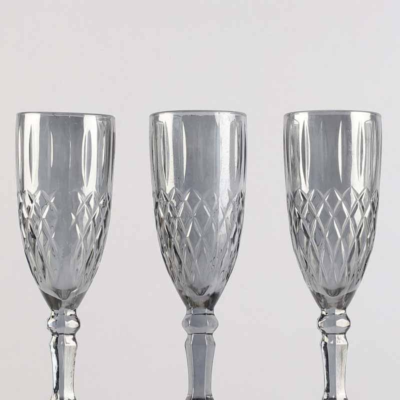 Buy Madeira Tinted Goblet (110 ml ) - Set Of Four Wine & Champagne Glasses from Vaaree