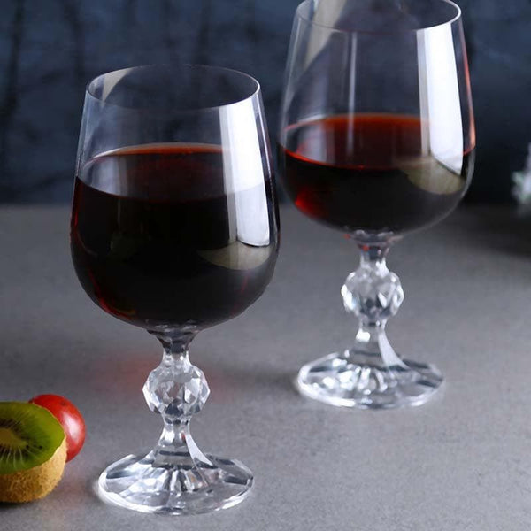 Buy Bordeaux Wine Glass - Set of Six Wine & Champagne Glasses from Vaaree