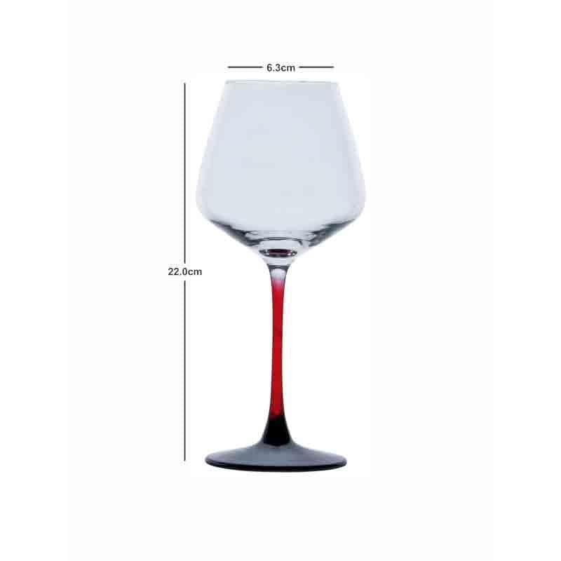 Buy Ravishing Glow Wine glass (440 ml ) - Set of Two Wine & Champagne Glasses from Vaaree