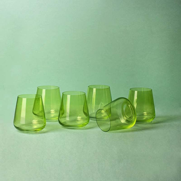 Buy Wine Tumbler - Evergreen Wine Tumbler - Set of Six at Vaaree online